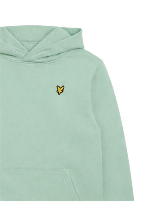 Felpa bambino verde in cotone LYLE & SCOTT | 53438VERDE